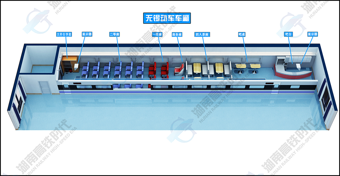 無錫客運基地動車實訓(xùn)車廂